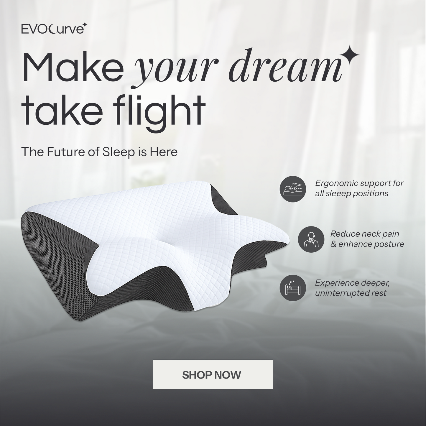 EvoCurve™ Contour Relief Pillow