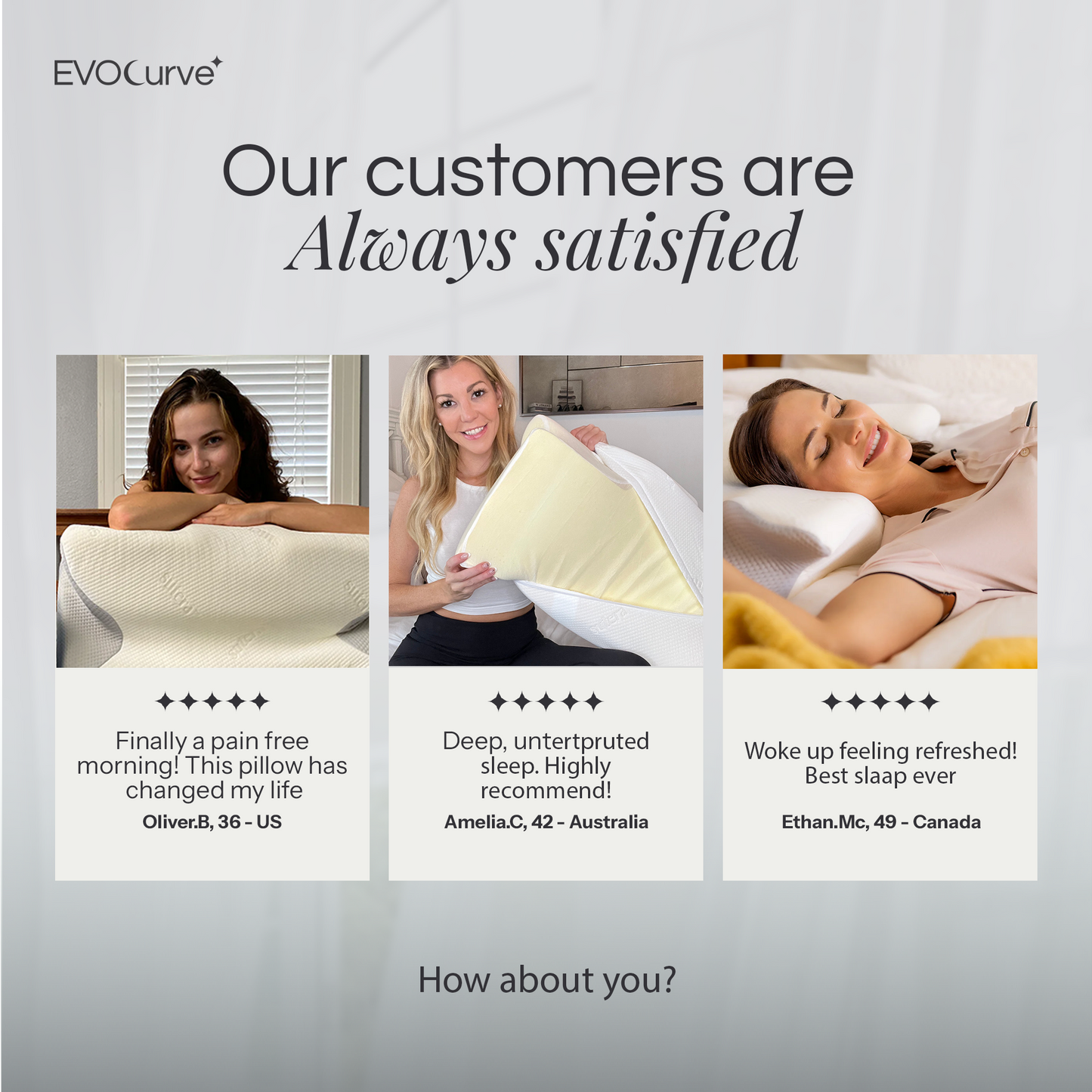 EvoCurve™ Contour Relief Pillow